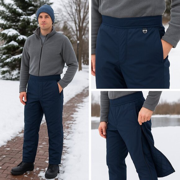 Vintage SKYR by Scandia Quilted Ski Pants — Made in Korea, Classic Alpine Design - Picture 3 of 13